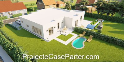 casa duplex pe parter moderna