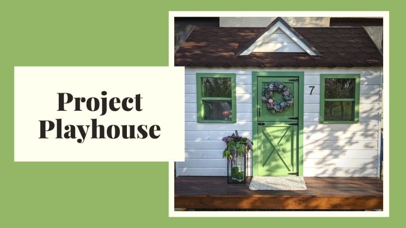casuta pentru copii Project playhouse Farmhouse style