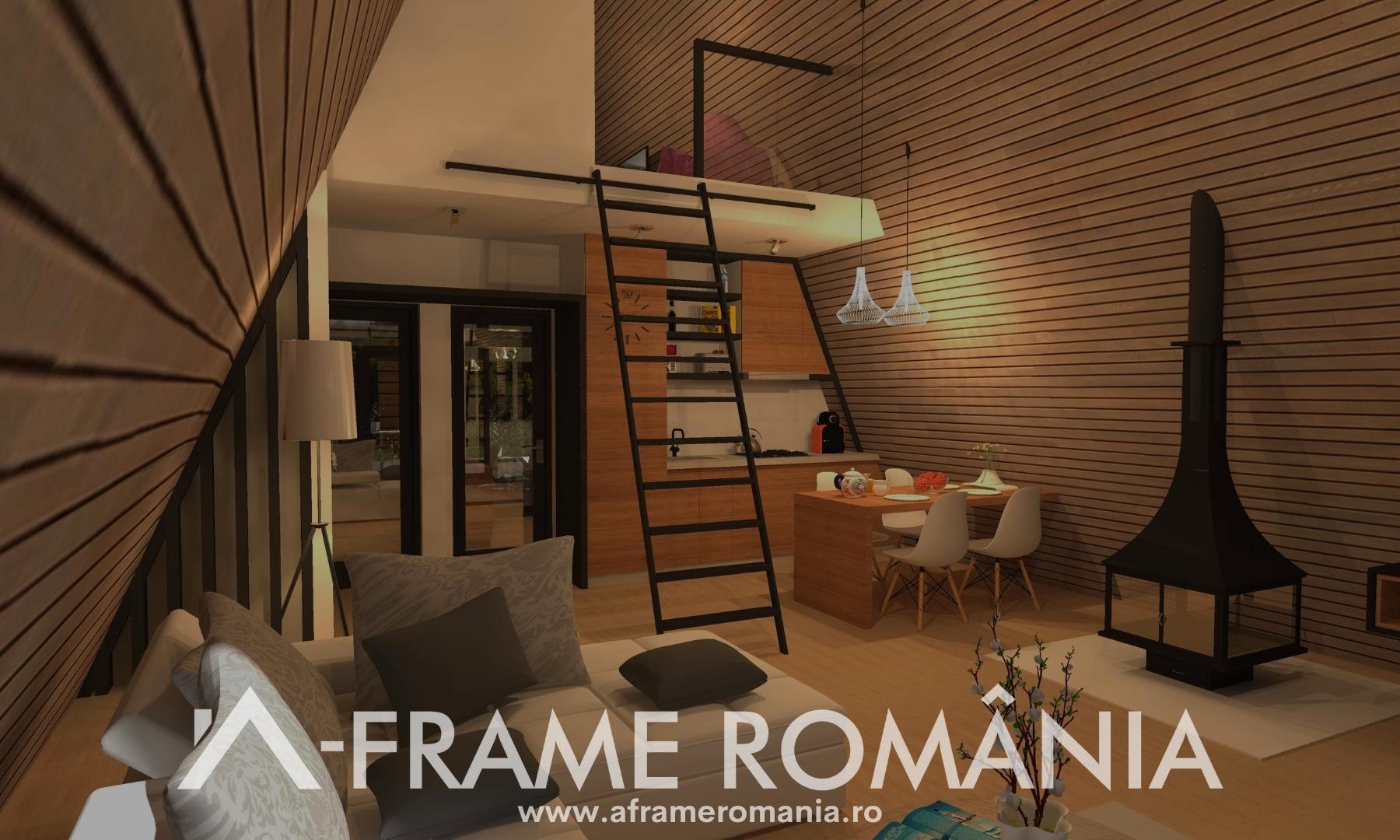 CASA A FRAME PARTER SI MANSARDA