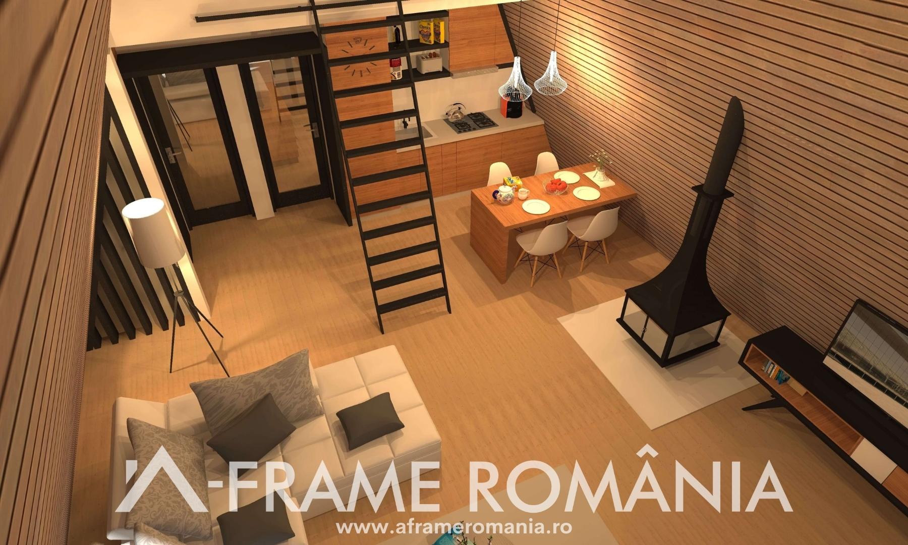 CASA A FRAME PARTER SI MANSARDA