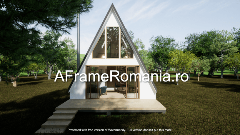 Casa A frame 6 x 6 metri