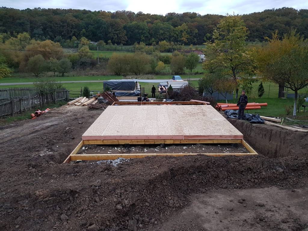 planseu din panouri SIP structural insulated panels gata montat