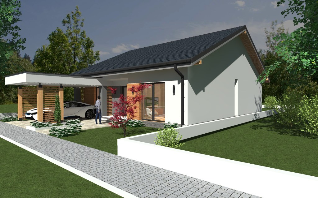 Proiecte case - casa parter 120 metri patrati