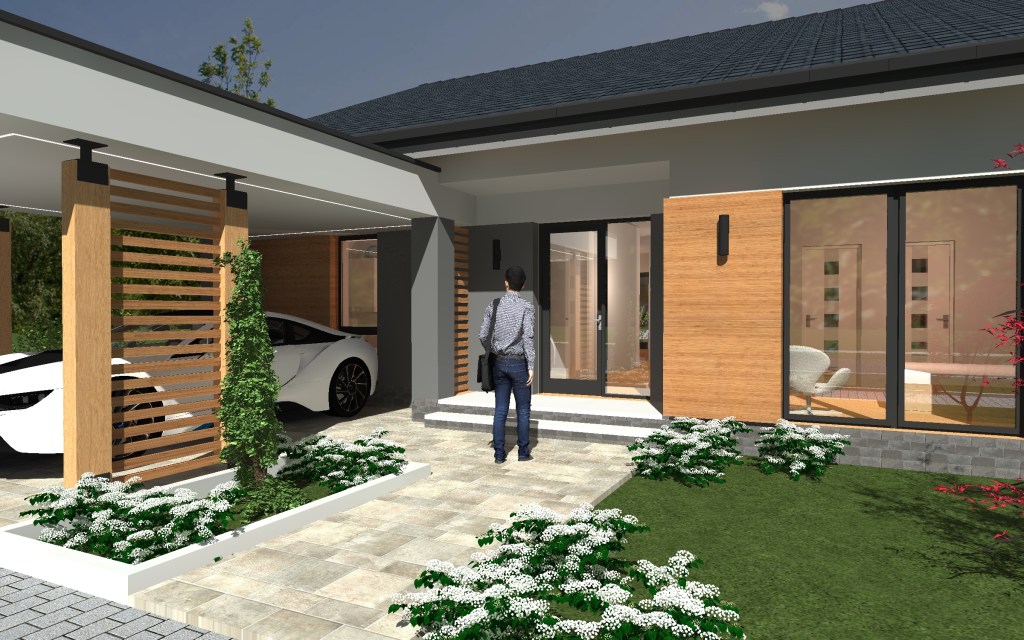 Proiecte case - casa parter 120 metri patrati