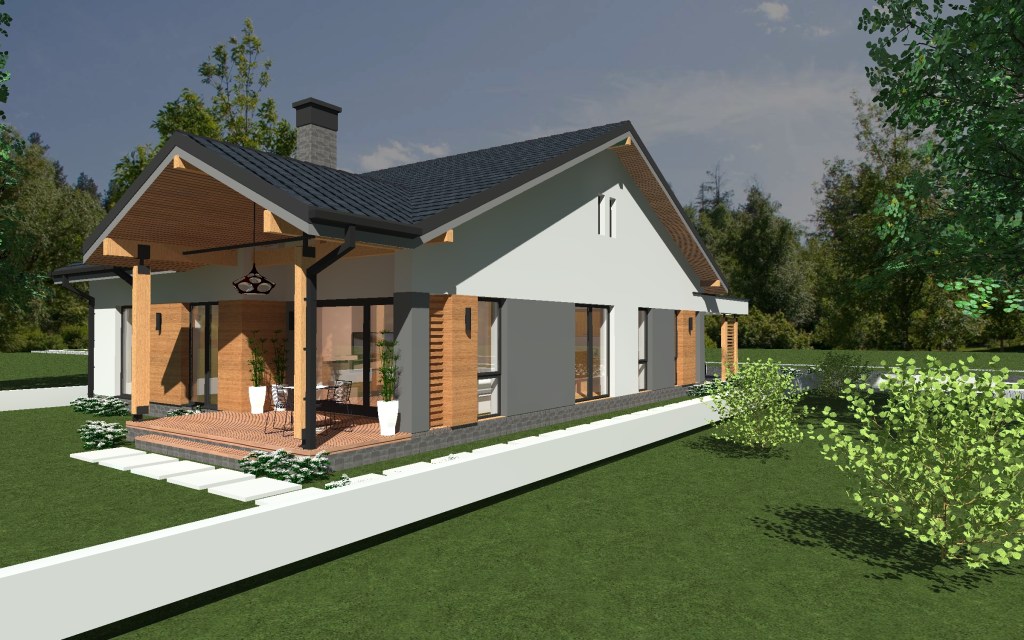 Proiecte case - casa parter 120 metri patrati