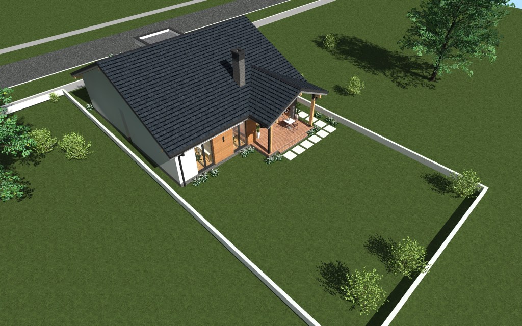 Proiecte case - casa parter 120 metri patrati