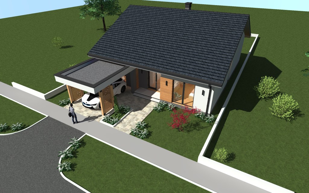 Proiecte case - casa parter 120 metri patrati