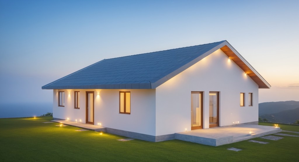 Casa Parter din Panouri SIP - 10 x 12 metri