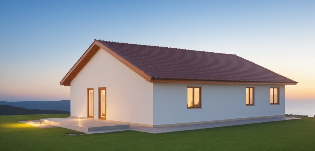 Casa Parter din Panouri SIP - 10 x 12 metri