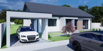 Proiect casa parter - animatie video exterior