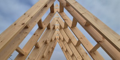 kit cabana de lemn a frame 3 x 3 metri prefabricata