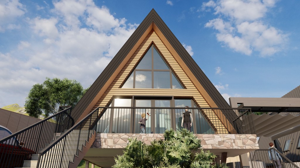 Cabana a frame 7.5 metri latime