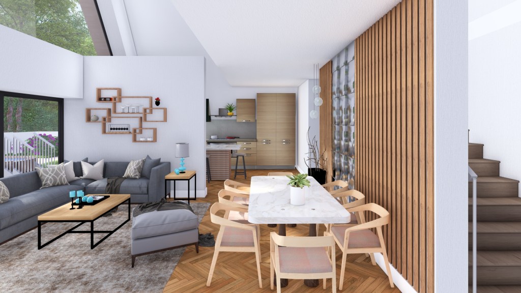 Proiect casa a frame 12 x 13 metri - proeicte case tip a de lemn planuri si fundatii