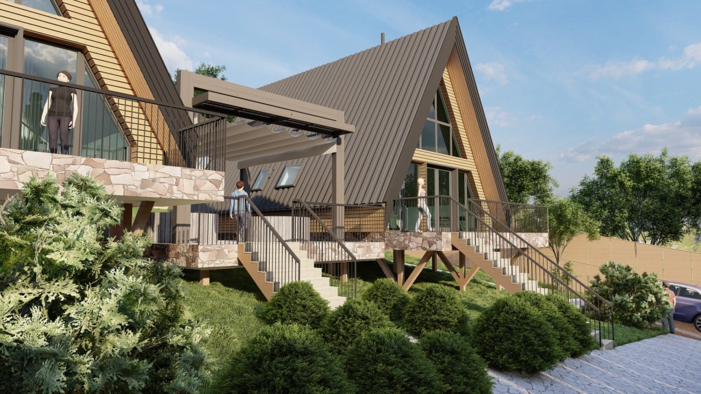 Cabana a frame 7.5 metri latime