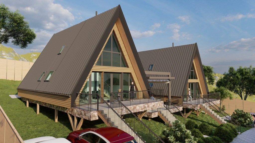 Cabana a frame 7.5 metri latime