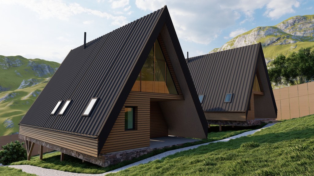 Cabana a frame 7.5 metri latime