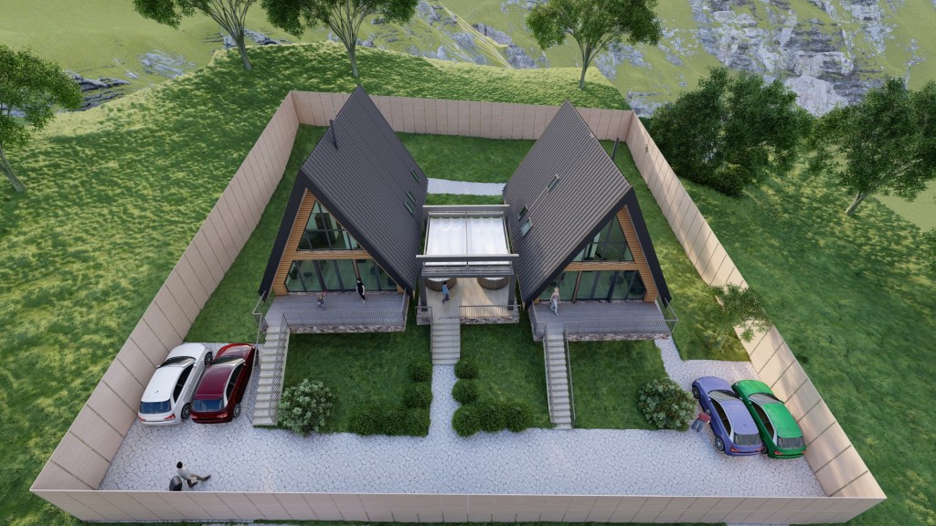 Cabana a frame 7.5 metri latime