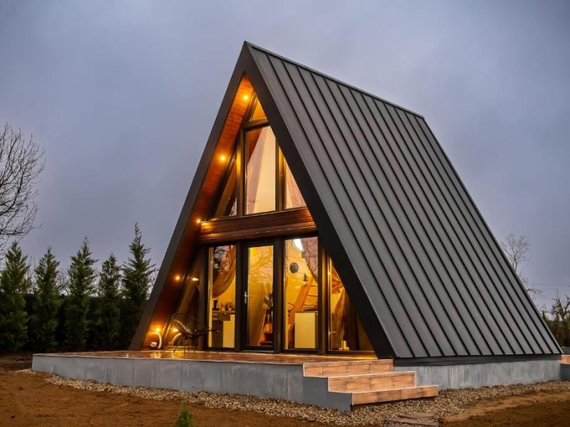 Kit si proiect Cabana A Frame 7 x 7&nbsp;metri