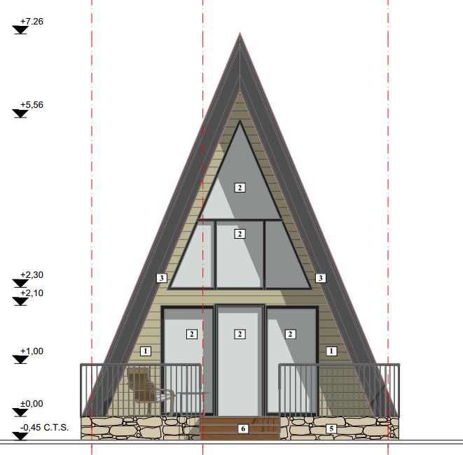 proiect casa a frame 6 x 9 metri cu 7 metri inaltime