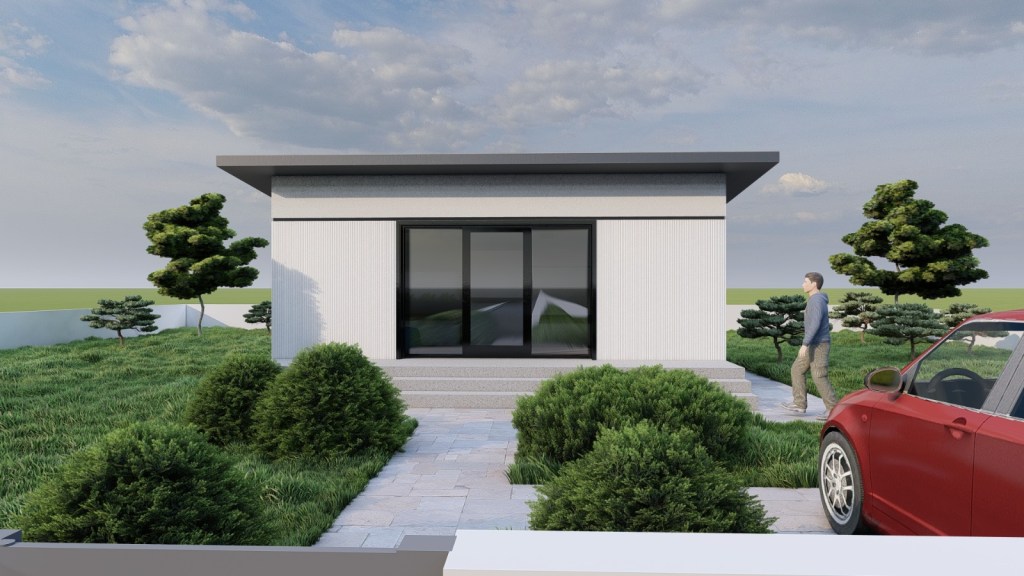 Casa / Birou de gradina 2.70  x 7.0 metri