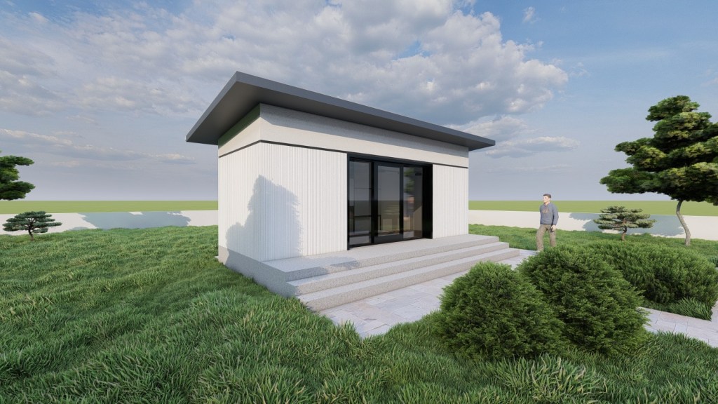 Casa / Birou de gradina 2.70  x 7.0 metri