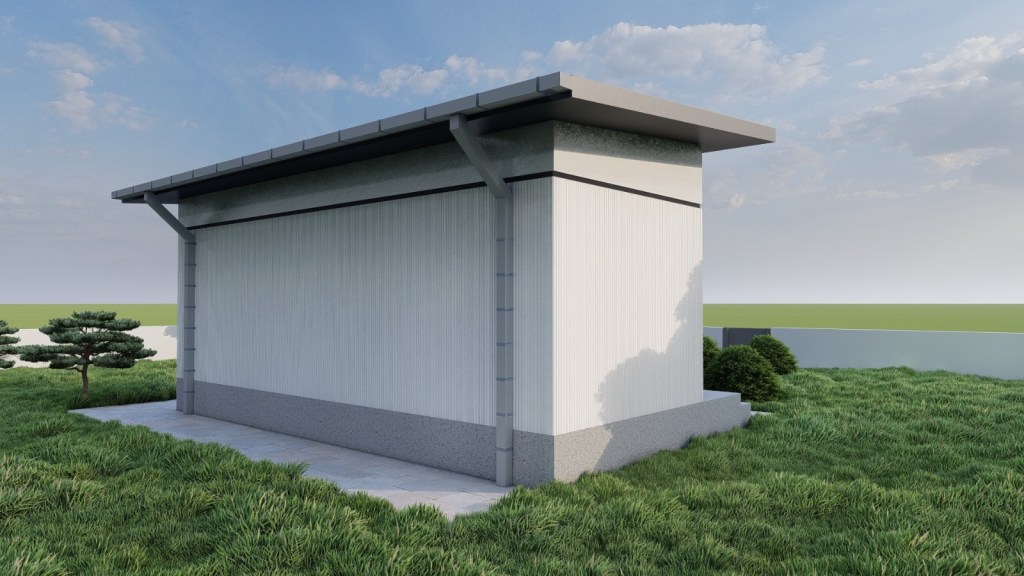 Casa / Birou de gradina 2.70  x 7.0 metri