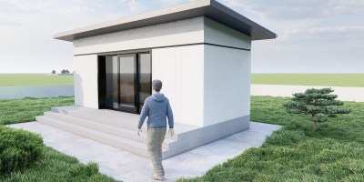 Casa / Birou de gradina 2.70 x 7.0 metri