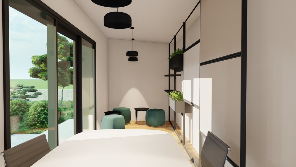 Casa / Birou de gradina 2.70  x 7.0 metri