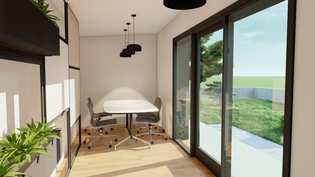 Casa / Birou de gradina 2.70  x 7.0 metri