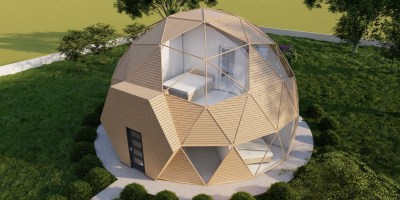 Dom geodezic 10 metri diametru