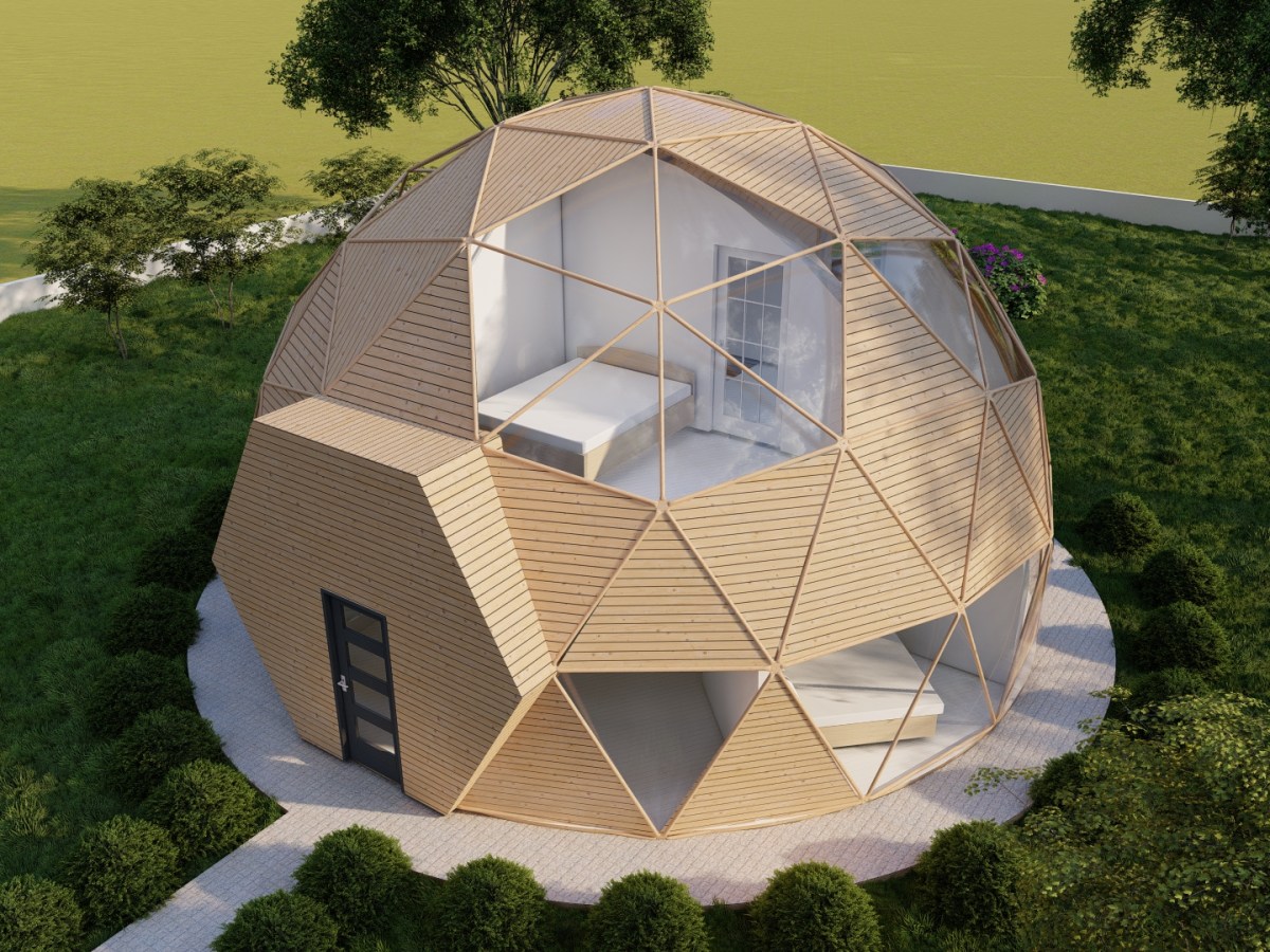 Dom Geodezic – diametru 10&nbsp;metri