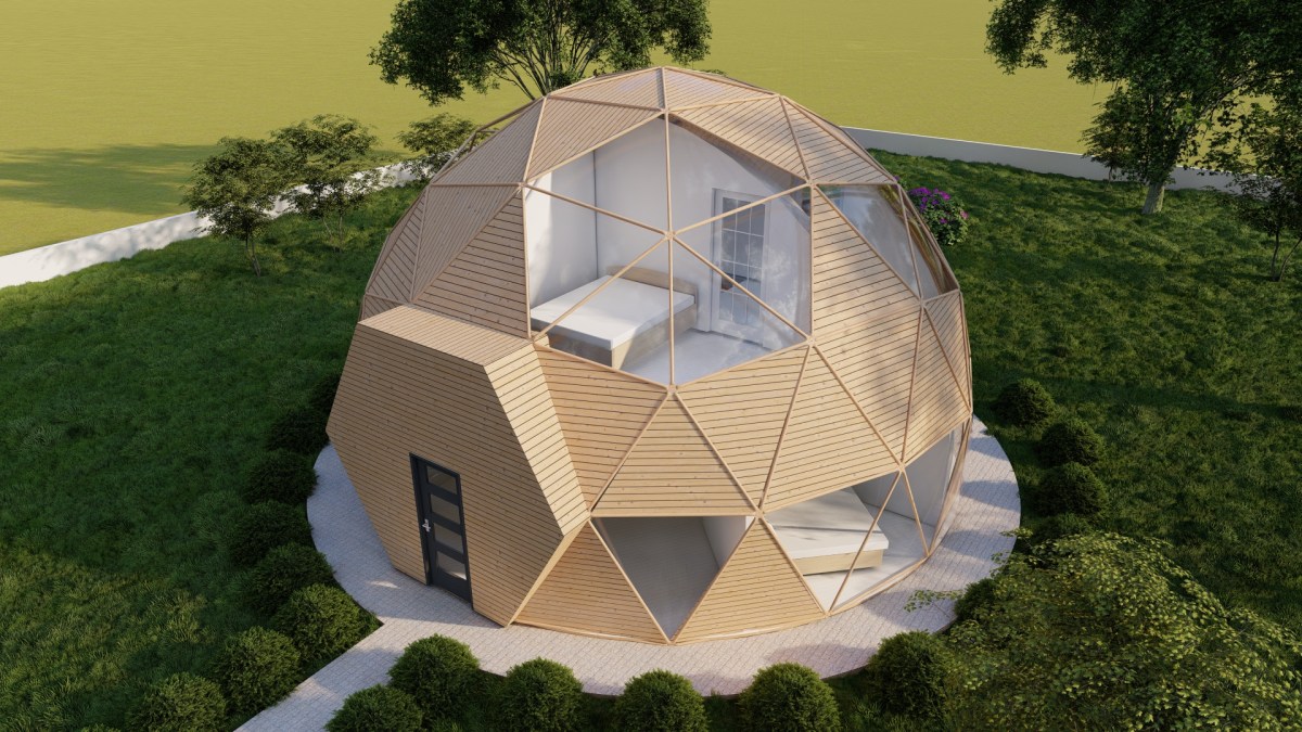 Dom Geodezic – diametru 10&nbsp;metri