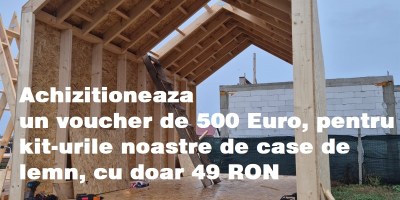 reducere 500 de euro la kit-urile de case